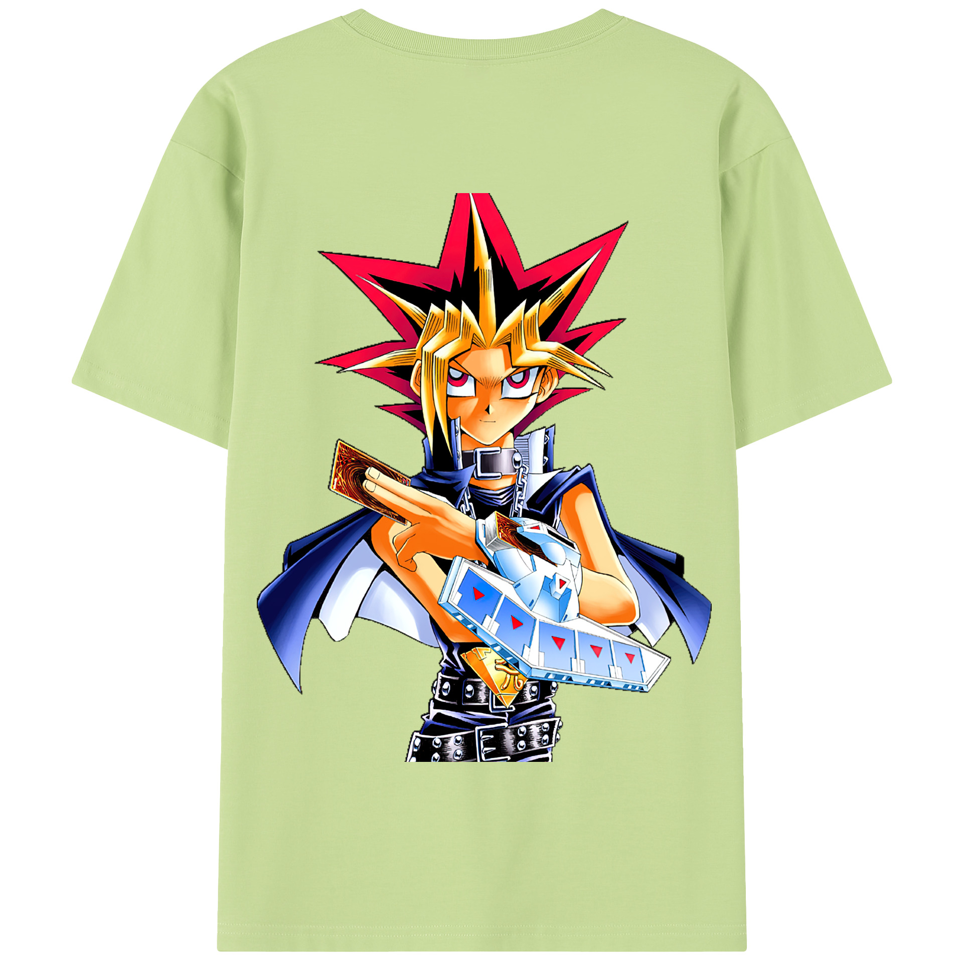 （画像用） 遊☆戯☆王 Yu-Gi-Oh! 綿100％半袖Tシャツ（背面プリント）